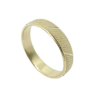 Foto de 10-351-260-12 - ALIANZA MATE BANDAS BRILLO 4MM 18K