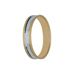 Foto de 10-351-371 - ALIANZA BICOLOR RAYADA 4MM 18K 