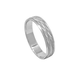 Foto de 10-351-708-15 - ALIANZA BANDAS MATE 4MM O.B. 18K
