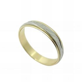 Foto de 10-351-742-15 - ALIANZA BICOLOR AGUAS 4MM 18K 