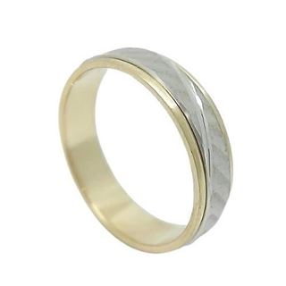 Foto de 10-351-746-15 - ALIANZA BICOLOR 5MM 18K