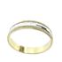 Foto de 10-351-750-15 - ALIANZA BICOLOR FACETADA 4MM 18K