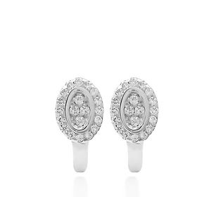 Foto de 13-6761BP - PENDIENTES CIRCONITA 12MM CATALÁN O.B. 18K