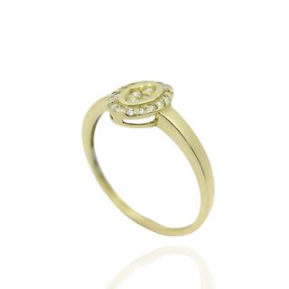 Foto de 13-6761S - SORTIJA CIRCONITA 8MM 18K