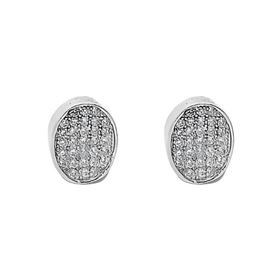 Foto de 25-0190P - PENDIENTES PLATA CIRCONITA 9MM