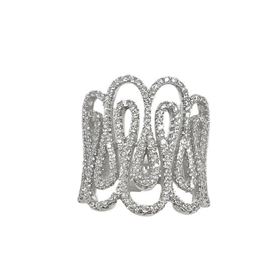 Foto de 25-101 - SORTIJA PLATA CIRCONITA 21MM