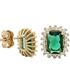 Foto de 28-030EP - PENDIENTES ESMERALDA CIRCONITA 10.5MM 18K