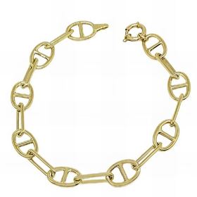 Foto de 28-15037 - PULSERA COMBINADA 4-8MMX19CM (5,93gr) 18K