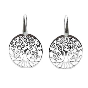 Foto de 35-43410 - *OFERTA* PENDIENTES PLATA ÁRBOL DE LA VIDA 46MM