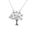 Foto de 38-008G - *OFERTA* GARGANTILLA PLATA ÁRBOL DE LA VIDA CIRCONITA 19MM 45CM