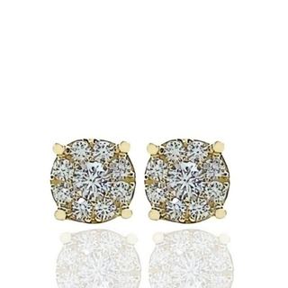 Foto de 40-7093 - PENDIENTES CIRCONITA 5MM 18K  