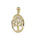 Foto de 51-18736 - COLGANTE ÁRBOL DE LA VIDA CIRCONITA 20MM 18K