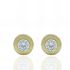 Foto de 51-2002569 - PENDIENTES CHATÓN 4-6.5MM 18K