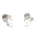 Foto de 62-004PB - PENDIENTES "NETO" BRILLANTES MARIPOSA PERLA 6MM O.B. 18K