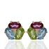 Foto de 71-10909 - PENDIENTES PIEDRAS COLOR 8MM 18K 