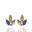 Foto de 71-11850T - PENDIENTES PIEDRAS COLOR 6.7MM 18K 