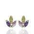 Foto de 71-11850T - PENDIENTES PIEDRAS COLOR 6.7MM 18K 