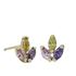 Foto de 71-11850T - PENDIENTES PIEDRAS COLOR 6.7MM 18K 