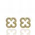 Foto de 71-13684 - PENDIENTES FLOR CALADOS 7MM 18K