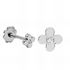 Foto de 72-2249B - PENDIENTES "NETO" BRILLANTES FLOR 4MM O.B. 18K