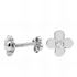 Foto de 72-2249B - PENDIENTES "NETO" BRILLANTES FLOR 4MM O.B. 18K