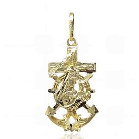 Foto de 78-7684-330 - CRUZ MARINERA VIRGEN DEL CARMEN 25MM (2,57gr) 18K