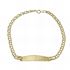 Foto de 88-H2.5 - PULSERA PLACA HUNGARINA 2.5MM 17.5CM (PLACA 6X27MM) (2,21gr) 18K