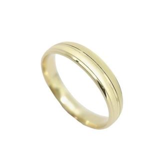 Foto de 10-351-1041-14 - ALIANZA BANDAS MATE 4MM CONFORT 18K 