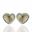 Foto de 51-1645306 - PENDIENTES CORAZÓN BICOLOR LAPIDADOS 8MM 18K