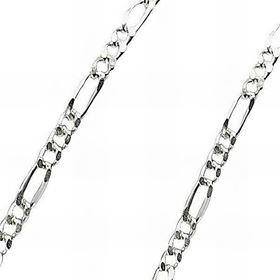 Foto de 20-A3+1B60X45 - CADENA PLATA 3X1 2MMX45CM