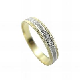 Foto de 10-351-285-22 - ALIANZA BICOLOR 4MM 18K