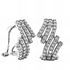Foto de 40-6701BP - PENDIENTES CIRCONITA 14MM OMEGA O.B. 18K 