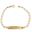 Foto de 9K88-007 - PULSERA PLACA BILBAO 2.9MM 16.5CM (PLACA 6X28MM) (1,31gr) 9K**