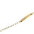 Foto de 9K88-007 - PULSERA PLACA BILBAO 2.9MM 16.5CM (PLACA 6X28MM) (1,31gr) 9K**