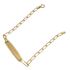 Foto de 9K88-007 - PULSERA PLACA BILBAO 2.9MM 16.5CM (PLACA 6X28MM) (1,31gr) 9K**