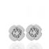 Foto de 72-9694B - PENDIENTES "NETO" BRILLANTES FLOR 5MM O.B. 18K
