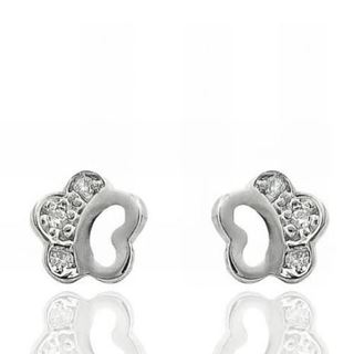 Foto de 62-053B - PENDIENTES "NETO" BRILLANTES FLOR 5MM O.B. 18K