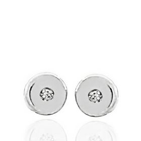 Foto de 87-0172BTE - PENDIENTES "NETO" BRILLANTES 0.012KT 3MM O.B. 18K