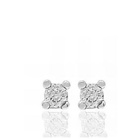 Foto de 87-5000-2B - PENDIENTES "NETO" BRILLANTES 0.08KTES 2.5MM O.B. 18K 