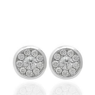 Foto de 10-470-046 - PENDIENTES "NETO" BRILLANTES SI2 0.14-0.11 6MM O.B. 18K
