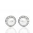 Foto de 62-001B - PENDIENTES "NETO" PERLA BRILLANTE 6MM O.B. 18K
