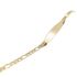 Foto de 9K88-010 - PULSERA BEBÉ PLACA 3X1 2.5MM 12.5CM (PLACA 4.5X20MM) 9K**