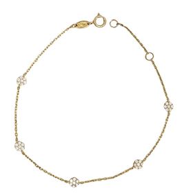 Foto de 28-3347 - PULSERA CIRCONITA 4MM 19CM (ANILLA A 2CM) 18K 
