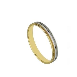 Foto de 10-351-372-15 - ALIANZA BICOLOR 3MM 18K 