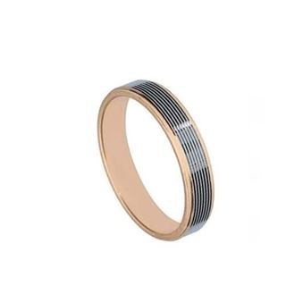 Foto de 10-351-380-16 - ALIANZA BICOLOR BLANCO-ROSA 3.5MM 18K 