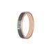 Foto de 10-351-380-16 - ALIANZA BICOLOR BLANCO-ROSA 3.5MM 18K 