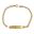 Foto de 9K88-005 - PULSERA PLACA BARBADA 3.5MM 18CM (PLACA 7X30MM) (1,89gr) 9K** 