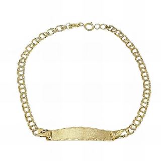 Foto de 9K88-H2.5 - PULSERA PLACA HUNGARINA 2.5MM 16.5CM (PLACA 6X27MM) (1,60gr) 9K**