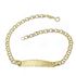 Foto de 9K88-H2.5 - PULSERA PLACA HUNGARINA 2.5MM 16.5CM (PLACA 6X27MM) (1,60gr) 9K**