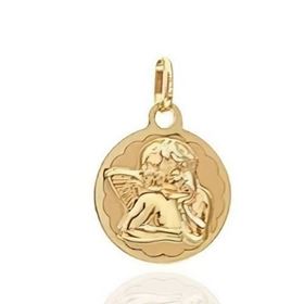 Foto de 78-9337-814 - MEDALLA BEBÉ ÁNGEL 14MM 18K**